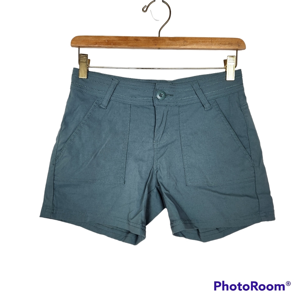 Prana Green Olivia Hiking Cargo Shorts Sz O